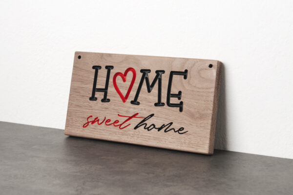 Holzschild "Home sweet home - 2"
