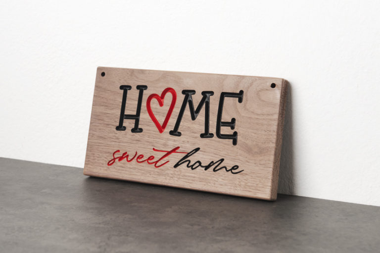 Holzschild "Home sweet home - 2"